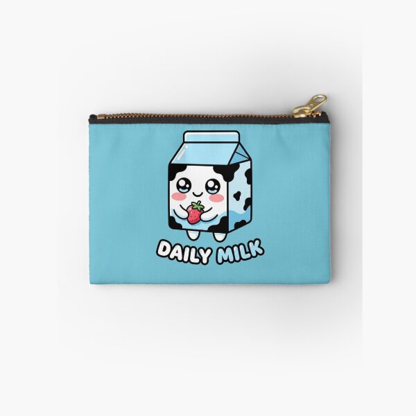Item preview, Cute Daily Milk Cartoon with Strawberry Kawaii Design designed and sold by morning sun.