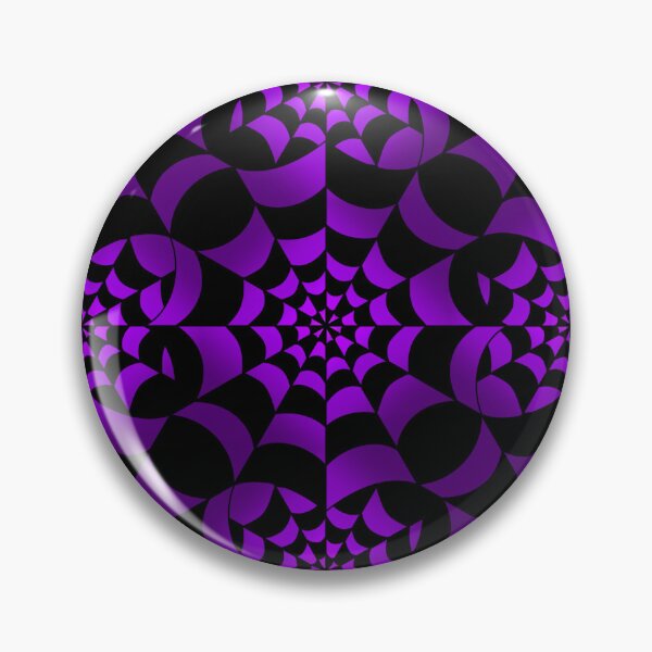 Item preview, Enchanted Web -  Purple and Black Spider Web Halloween Pattern  designed and sold by BlackthornDsign.