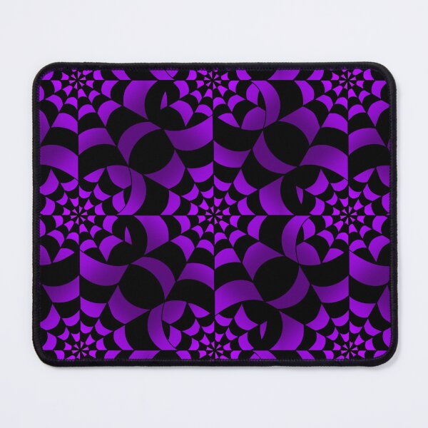 Item preview, Enchanted Web - Purple and Black Spider Web Halloween Pattern designed and sold by BlackthornDsign.