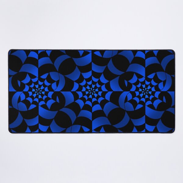 Item preview, Enchanted Web -  Blue and Black Spider Web Halloween Pattern  designed and sold by BlackthornDsign.