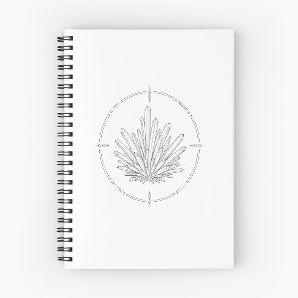 Item preview, Aragonite Emblem | Minimal Nordic Mineral Illustration designed and sold by Norvian.
