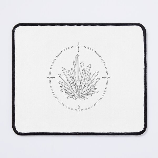 Item preview, Aragonite Emblem | Minimal Nordic Mineral Illustration designed and sold by Norvian.