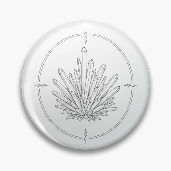 Item preview, Aragonite Emblem | Minimal Nordic Mineral Illustration designed and sold by Norvian.