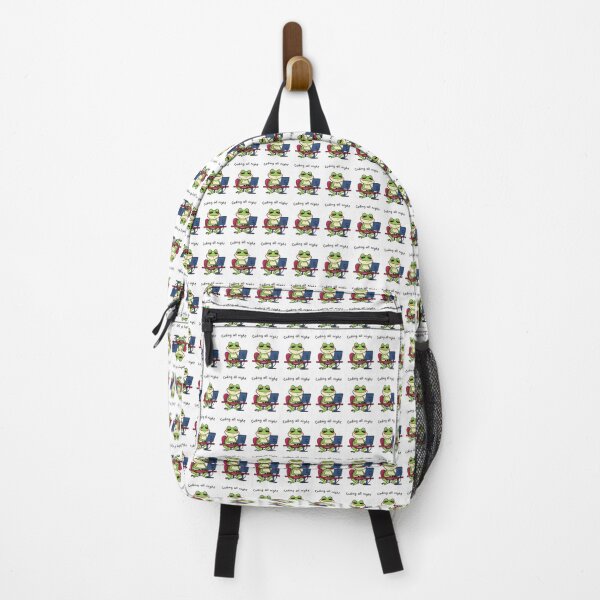 Item preview, Sleepy Coding Frog - Funny Programmer Meme designed and sold by Ayymann21.