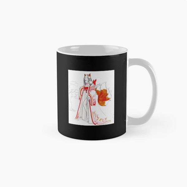 Item preview, Mythical Fox Girl in Traditional Attire designed and sold by Stephsabas.