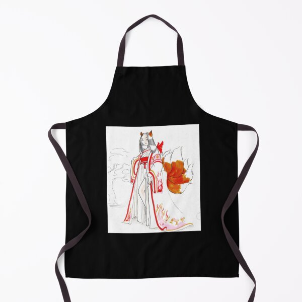 Item preview, Mythical Fox Girl in Traditional Attire designed and sold by Stephsabas.