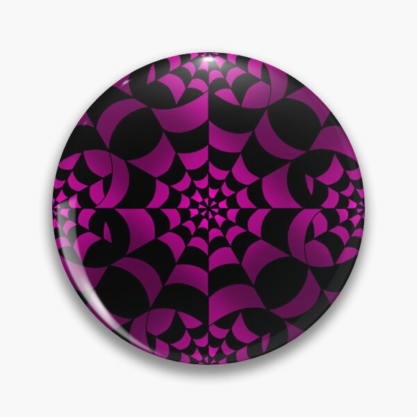 Item preview,  Enchanted Web -  Pink and Black Spider Web Halloween Pattern  designed and sold by BlackthornDsign.