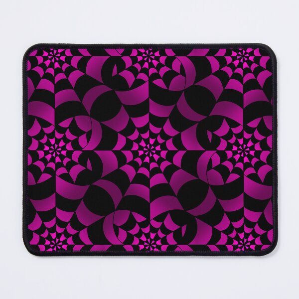 Item preview, Enchanted Web - Pink and Black Spider Web Halloween Pattern designed and sold by BlackthornDsign.