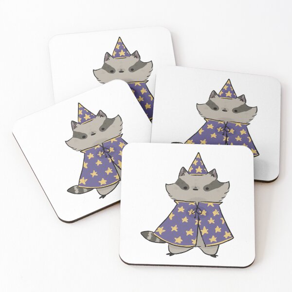 Item preview, Raccoon Wizard Cute Magical Trash Panda Sorcerer Graphic designed and sold by Jessrosestore.