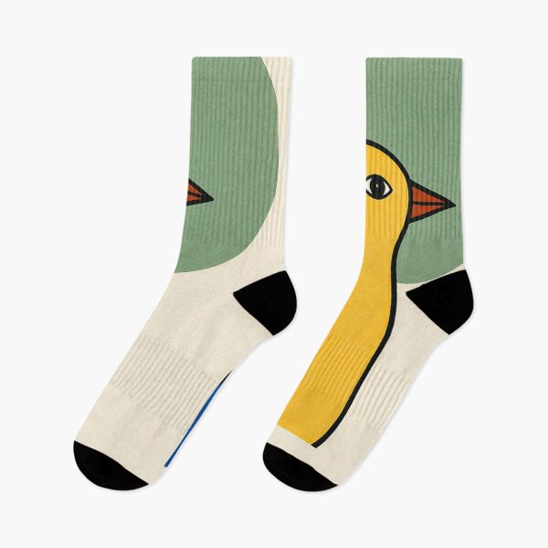 Item preview, "Bird Before the Green Sun" - Modern Bird Art  designed and sold by Filora Atelier | Bird Art.