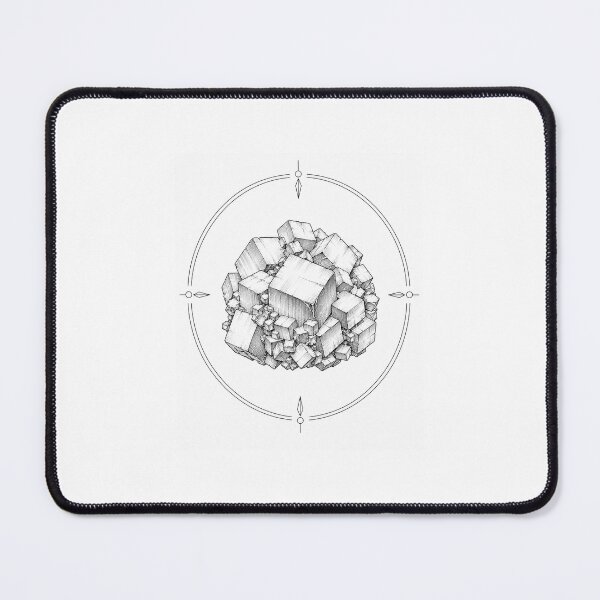 Item preview, Galena Emblem | Minimal Nordic Mineral Illustration designed and sold by Norvian.