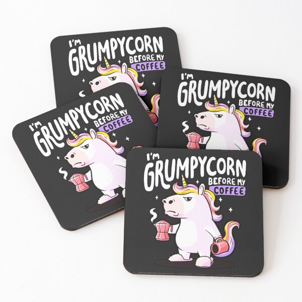 Item preview, I'm Grumpycorn Before My Coffee designed and sold by INKRebelGraphic.