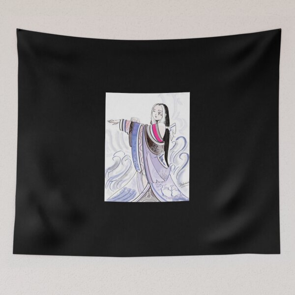 Item preview, Elegant Woman in Flowing Robe designed and sold by Stephsabas.