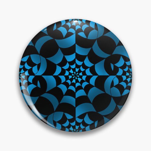 Item preview, Enchanted Web -  Aqua and Black Spider Web Halloween Pattern  designed and sold by BlackthornDsign.