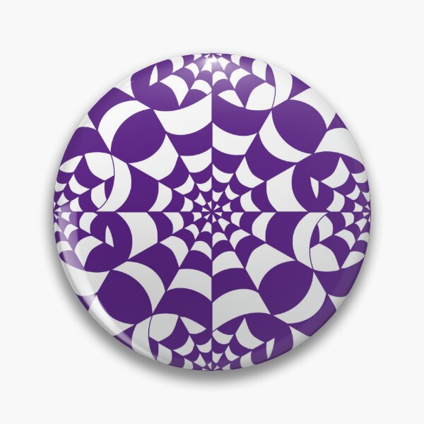 Item preview,  Mesmerising Web -  Purple and White Spider Web Halloween Pattern  designed and sold by BlackthornDsign.