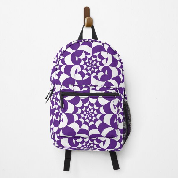 Item preview,  Mesmerising Web -  Purple and White Spider Web Halloween Pattern  designed and sold by BlackthornDsign.