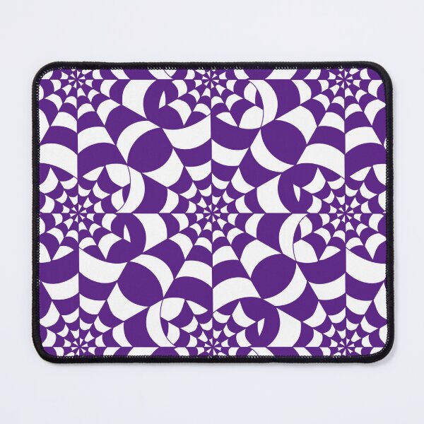 Item preview, Mesmerising Web - Purple and White Spider Web Halloween Pattern designed and sold by BlackthornDsign.