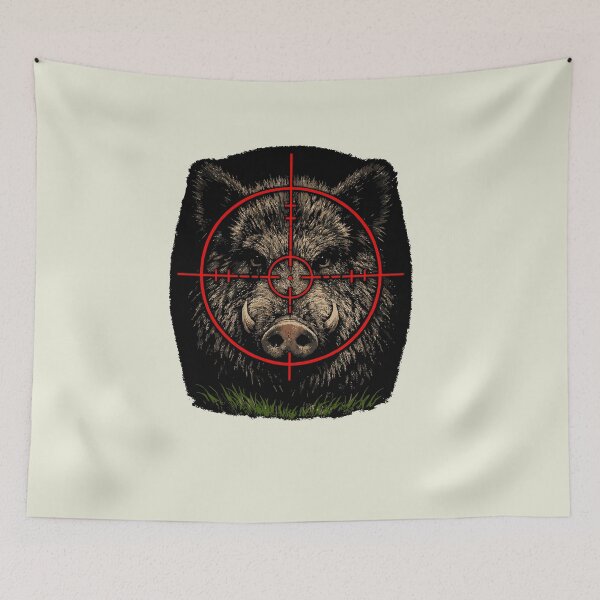 Item preview, Locked On Wild Boar Hog In Sight designed and sold by taiche.