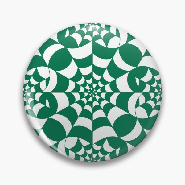 Item preview, Mesmerising Web -  Green and White Spider Web Halloween Pattern  designed and sold by BlackthornDsign.