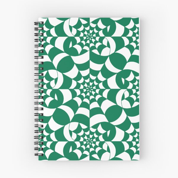 Item preview, Mesmerising Web -  Green and White Spider Web Halloween Pattern  designed and sold by BlackthornDsign.