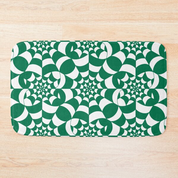 Item preview, Mesmerising Web -  Green and White Spider Web Halloween Pattern  designed and sold by BlackthornDsign.