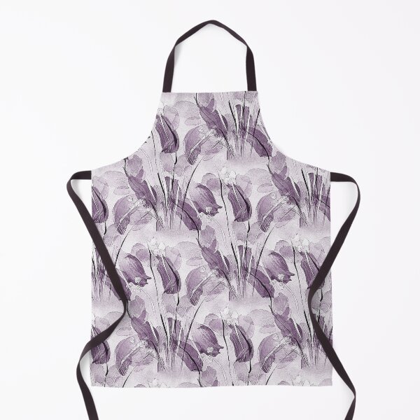 Item preview, Spring Painterly Purple Garden Flowers designed and sold by Artistestella.