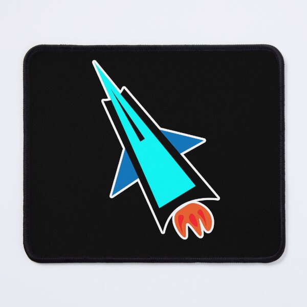 Item preview, Minimalist Geometric Rocket Ship Retro Sci Fi Vector Art designed and sold by artistomake.