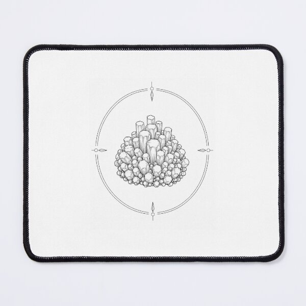 Item preview, Vanadinite Emblem | Minimal Nordic Mineral Illustration designed and sold by Norvian.