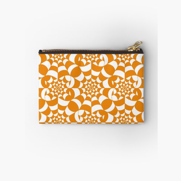 Item preview, Mesmerising Web -  Orange and White Spider Web Halloween Pattern  designed and sold by BlackthornDsign.