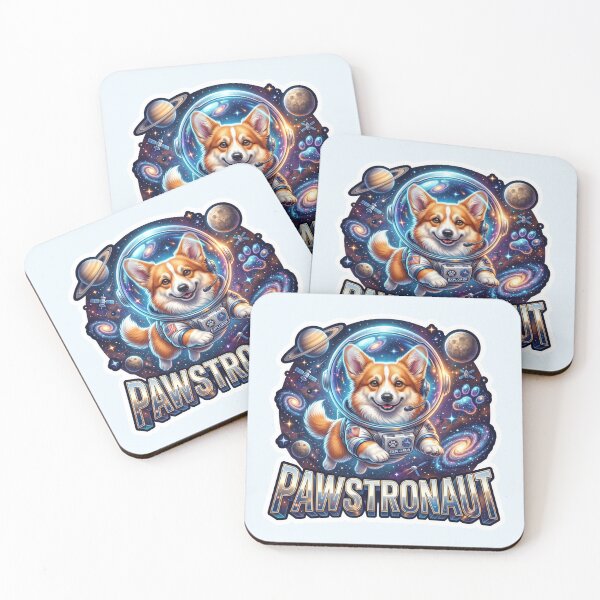 Item preview, Dog Astronaut Corgi Space Adventure Art designed and sold by pradeepvisuals.