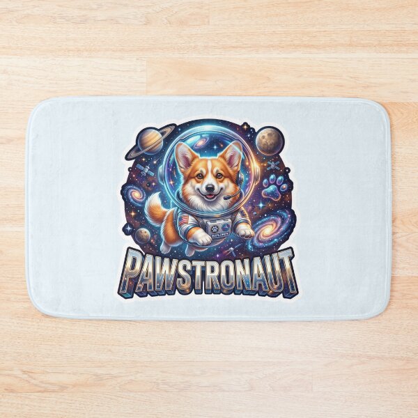 Item preview, Dog Astronaut Corgi Space Adventure Art designed and sold by pradeepvisuals.