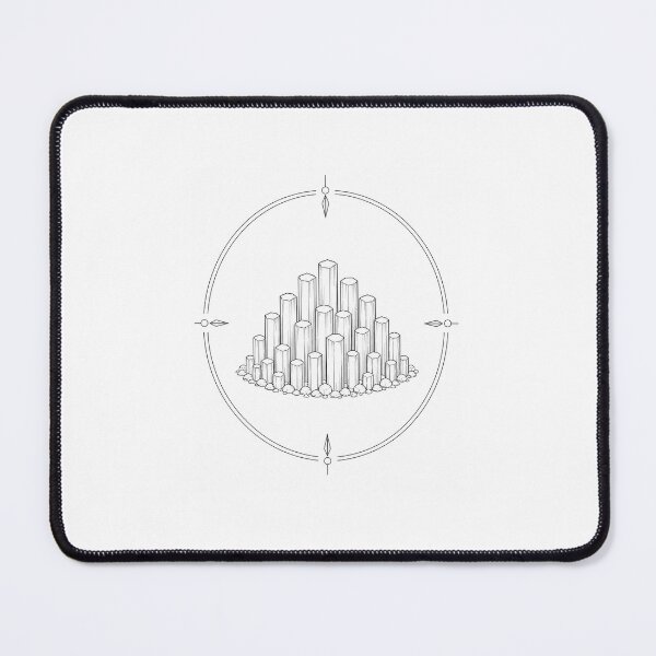 Item preview, Fluorapatite Emblem | Minimal Nordic Mineral Illustration designed and sold by Norvian.