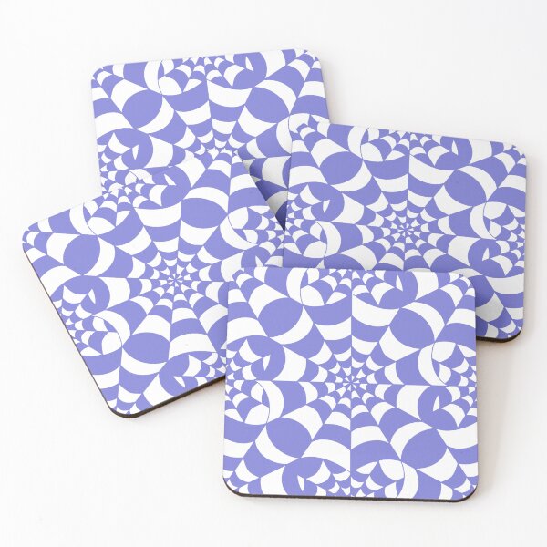 Item preview,  Mesmerising Web -  Lavender and White Spider Web Halloween Pattern  designed and sold by BlackthornDsign.