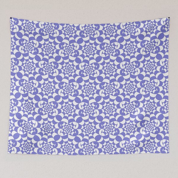 Item preview,  Mesmerising Web -  Lavender and White Spider Web Halloween Pattern  designed and sold by BlackthornDsign.