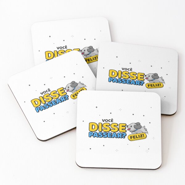 Item preview, Você Disse Passear? Feliz! - Cute Happy Dog Walk Portuguese Meme designed and sold by GenZFashion000.