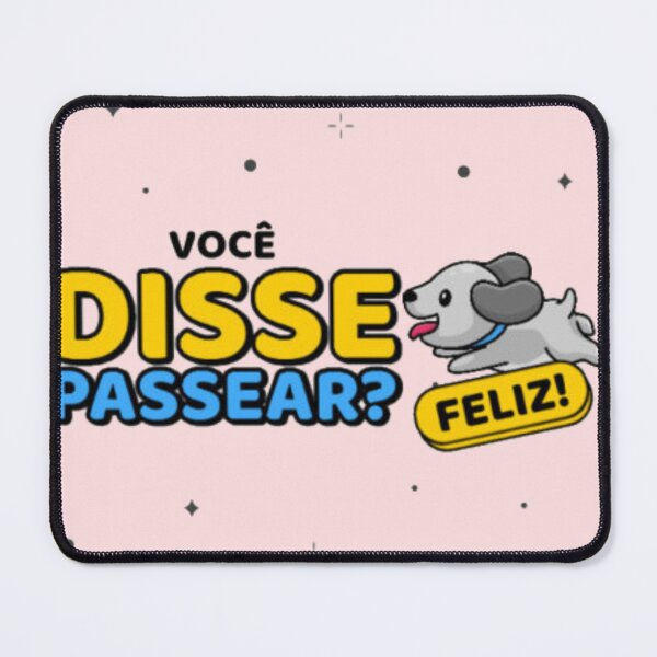 Item preview, Você Disse Passear? Feliz! - Cute Happy Dog Walk Portuguese Meme designed and sold by GenZFashion000.