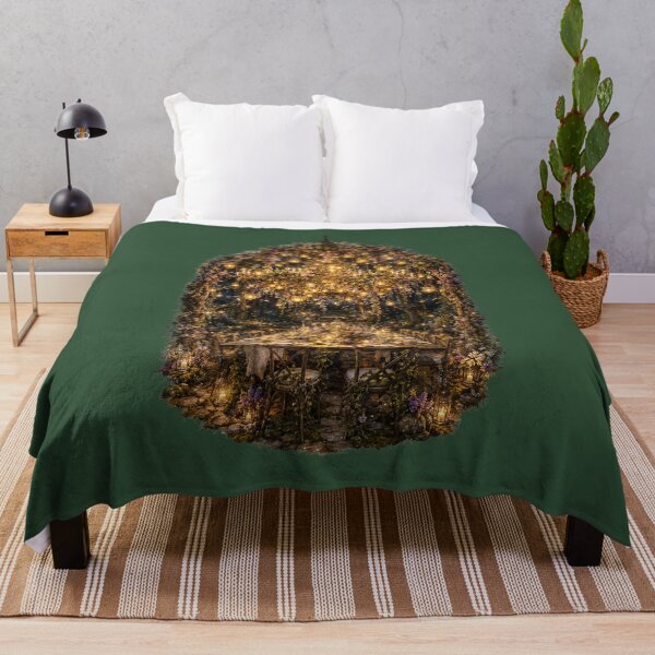 Item preview, Enchanted Forest Chandelier Illustration – Magical Feast Table Design Art designed and sold by MagicMakerPh.