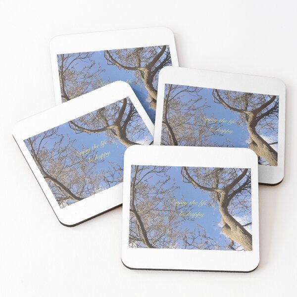 Item preview, Enjoy the Life Tree Sky Quote designed and sold by furtix.