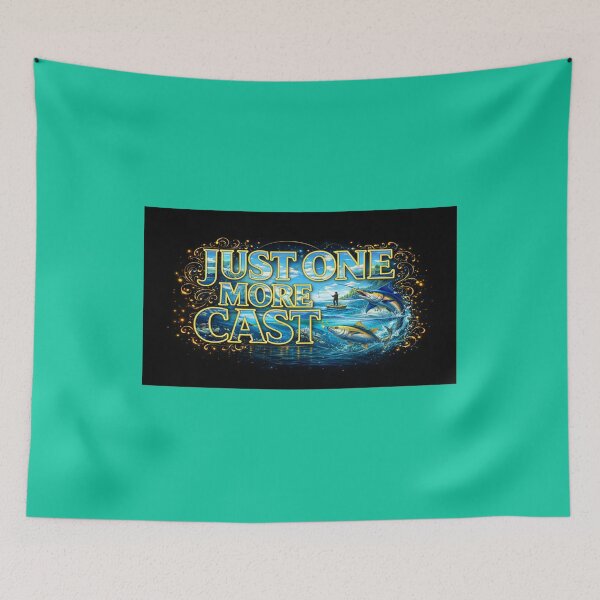 Item preview, Just One More Cast – Marlin & Tuna Sport Fishing Art designed and sold by sunbowjp stadio.