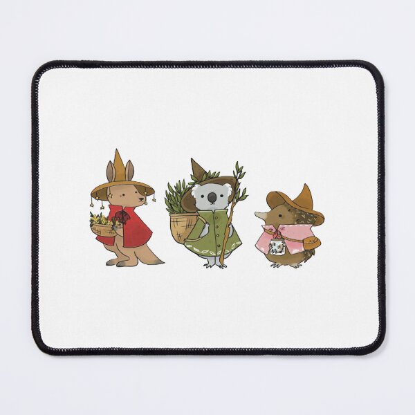 Item preview, Aussie Wizards Cute Magical Koala Kangaroo Fantasy Art designed and sold by Jessrosestore.