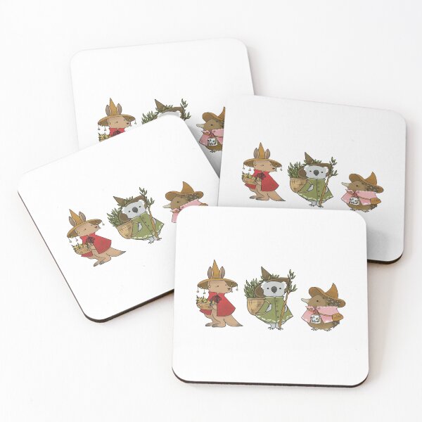 Item preview, Aussie Wizards Cute Magical Koala Kangaroo Fantasy Art designed and sold by Jessrosestore.