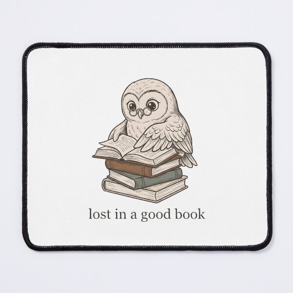 Item preview, Cute Owl Reading Books Design for Book Lovers & Bibliophiles designed and sold by StickerNestYou.