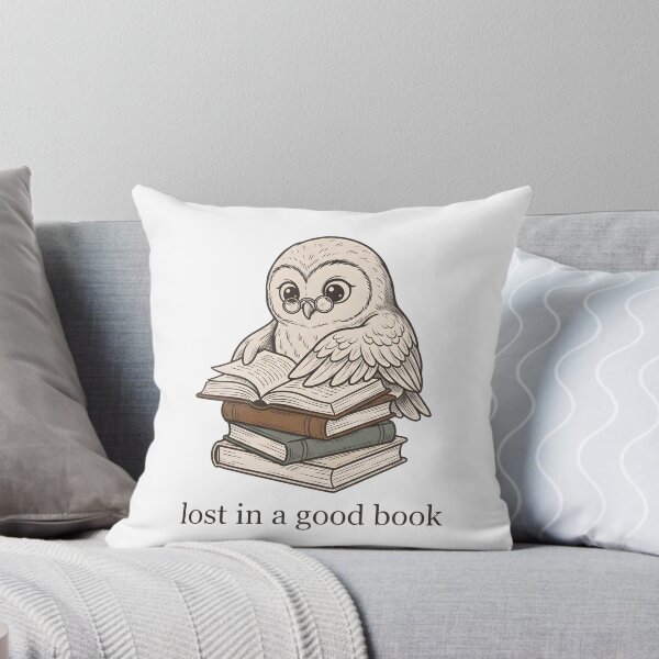 Item preview, Cute Owl Reading Books Design for Book Lovers & Bibliophiles designed and sold by StickerNestYou.