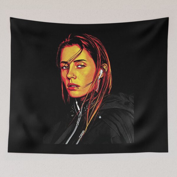 Item preview, Charlotte de Witte Bold Halftone Techno Portrait designed and sold by Vicky021.