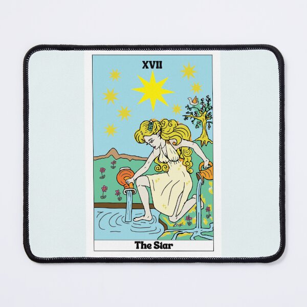 Item preview, The Star Tarot Card | Astrology Pattern | Maiden Design designed and sold by LauraCoxArt.