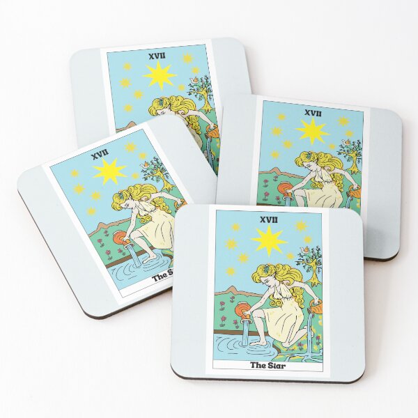 Item preview, The Star Tarot Card | Astrology Pattern | Maiden Design designed and sold by LauraCoxArt.