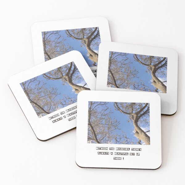 Item preview, Blue Sky Through Branches Quote designed and sold by furtix.