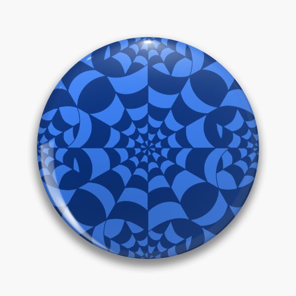 Item preview, Mesmerising Web - Blue Spider Web Halloween Pattern  designed and sold by BlackthornDsign.
