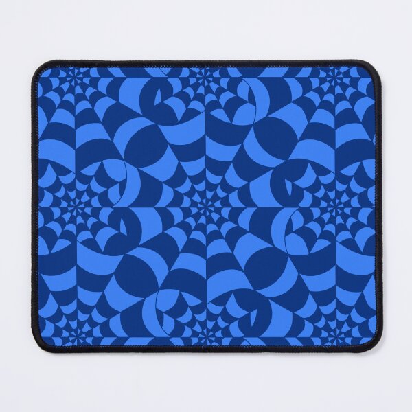 Item preview, Mesmerising Web - Blue Spider Web Halloween Pattern designed and sold by BlackthornDsign.