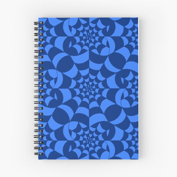 Item preview, Mesmerising Web - Blue Spider Web Halloween Pattern  designed and sold by BlackthornDsign.